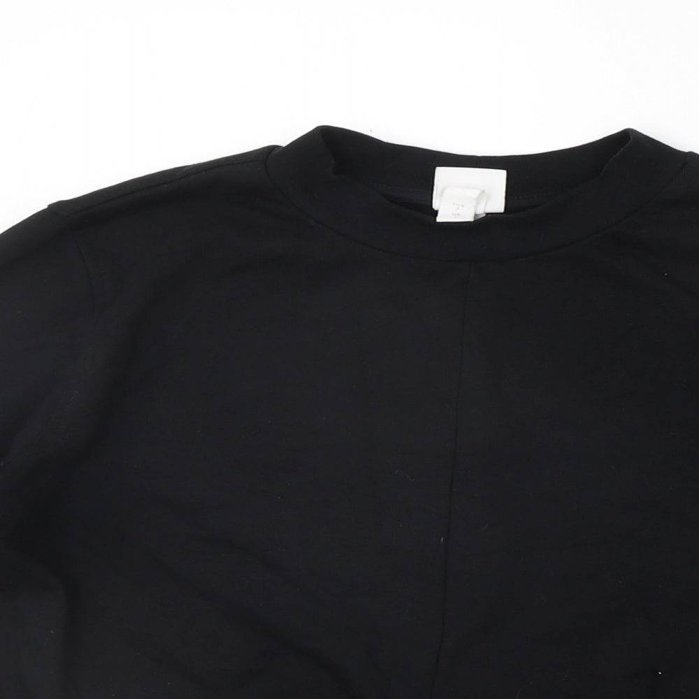 H&M Womens Black   Pullover Jumper Size S