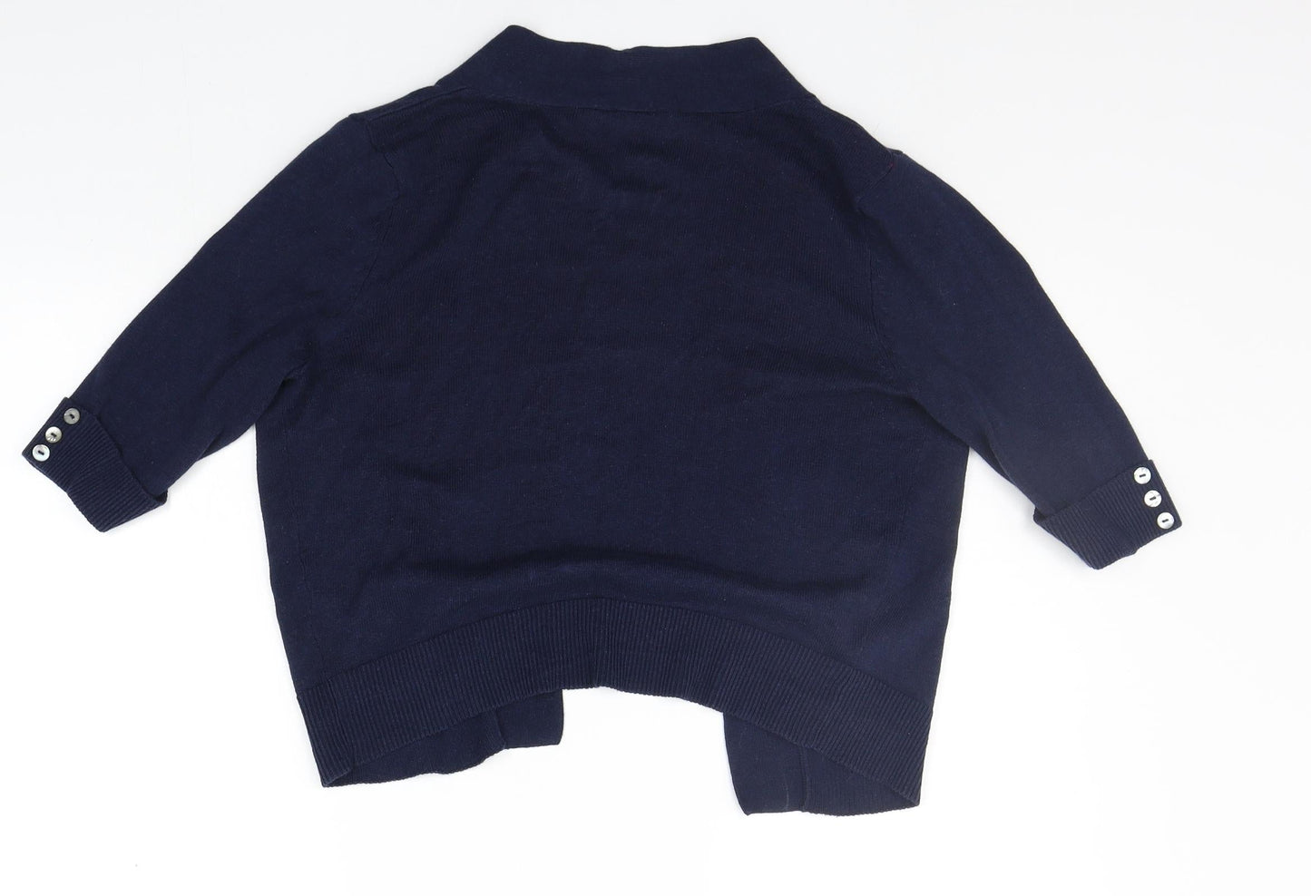 BHS Womens Blue   Cardigan Jumper Size 10