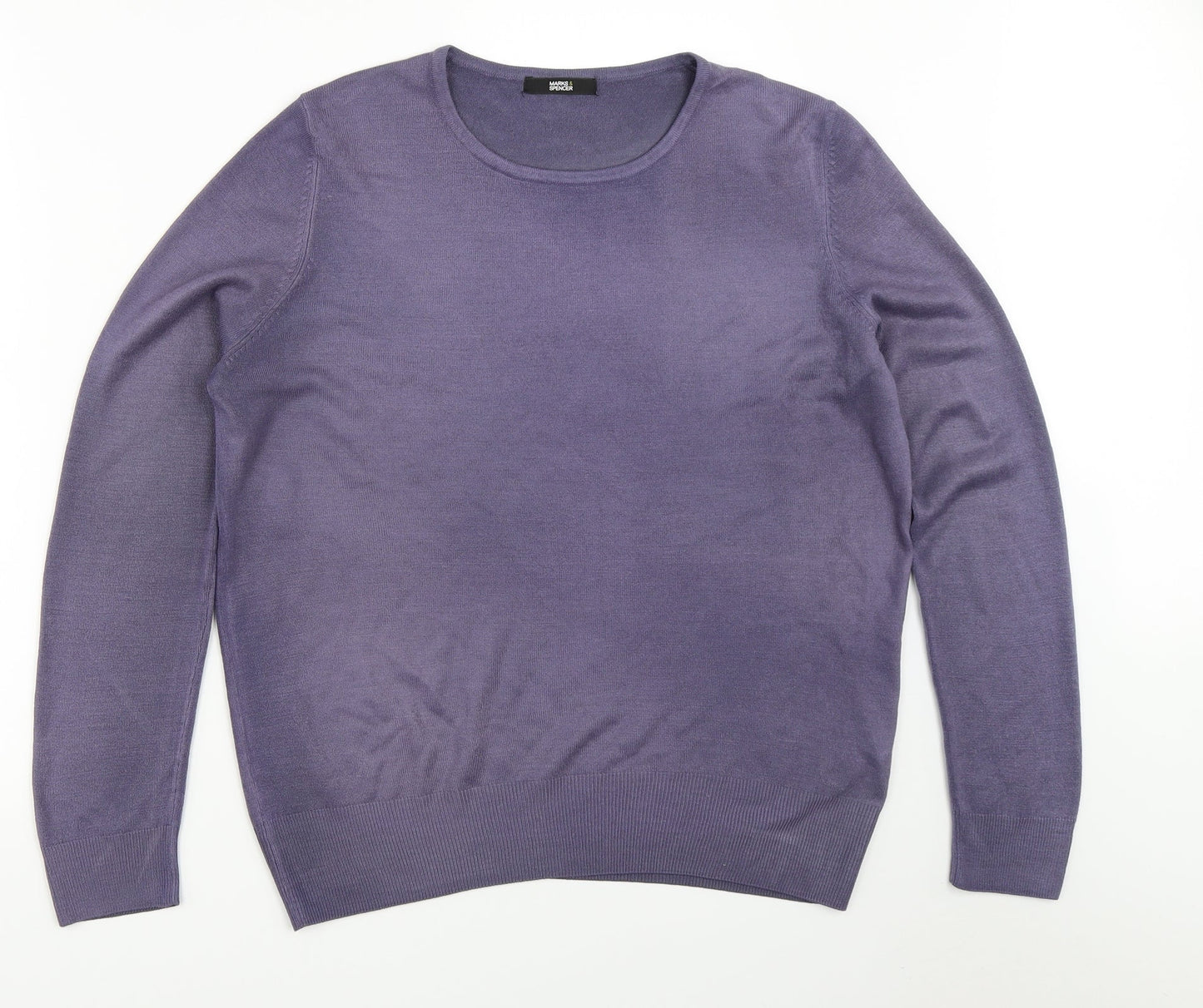 Marks and Spencer Womens Purple   Pullover Jumper Size 12
