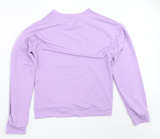 Preworn Womens Purple   Pullover Sweatshirt Size S