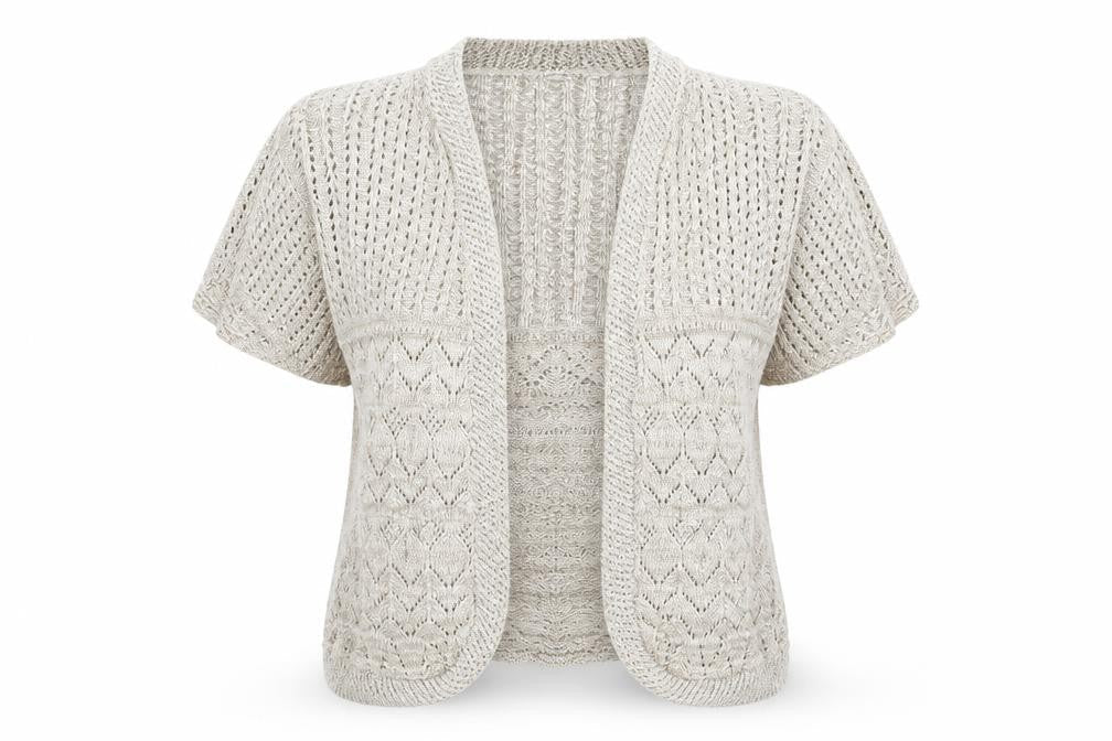 Choice Collection Womens Beige   Cardigan Jumper Size 2XL