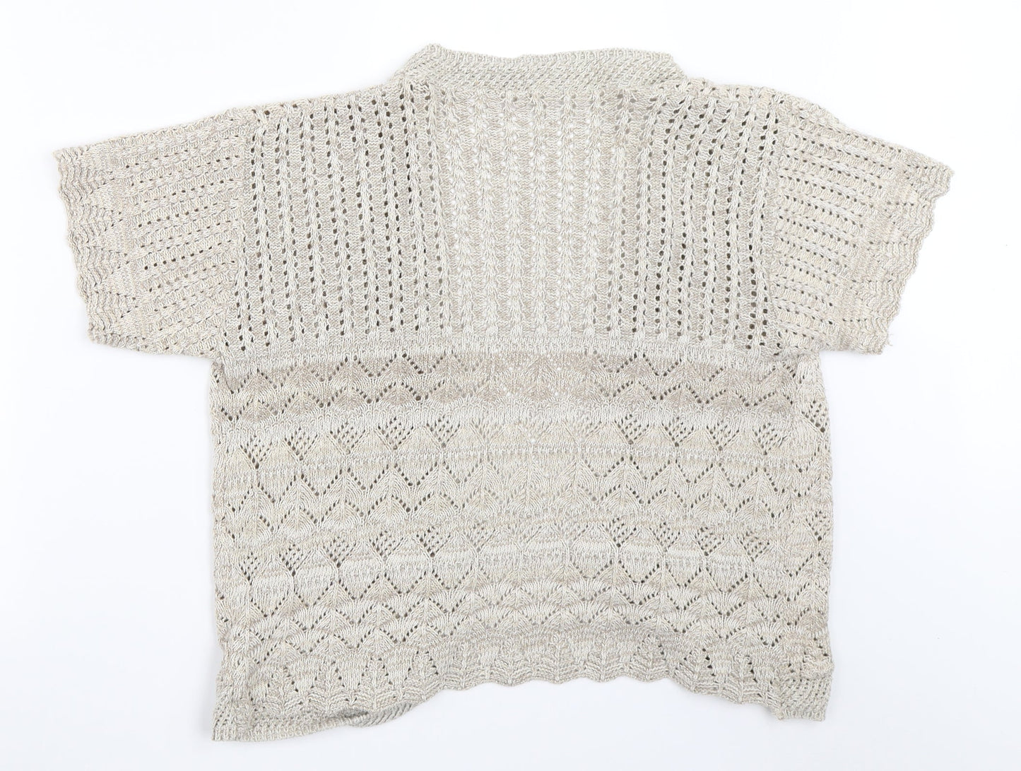 Choice Collection Womens Beige   Cardigan Jumper Size 2XL