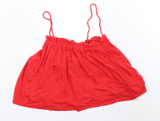 New Look Womens Red   Basic Blouse Size 8
