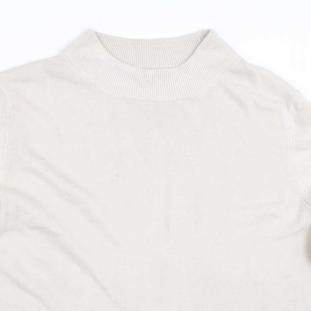 BM Womens Beige   Pullover Jumper Size L