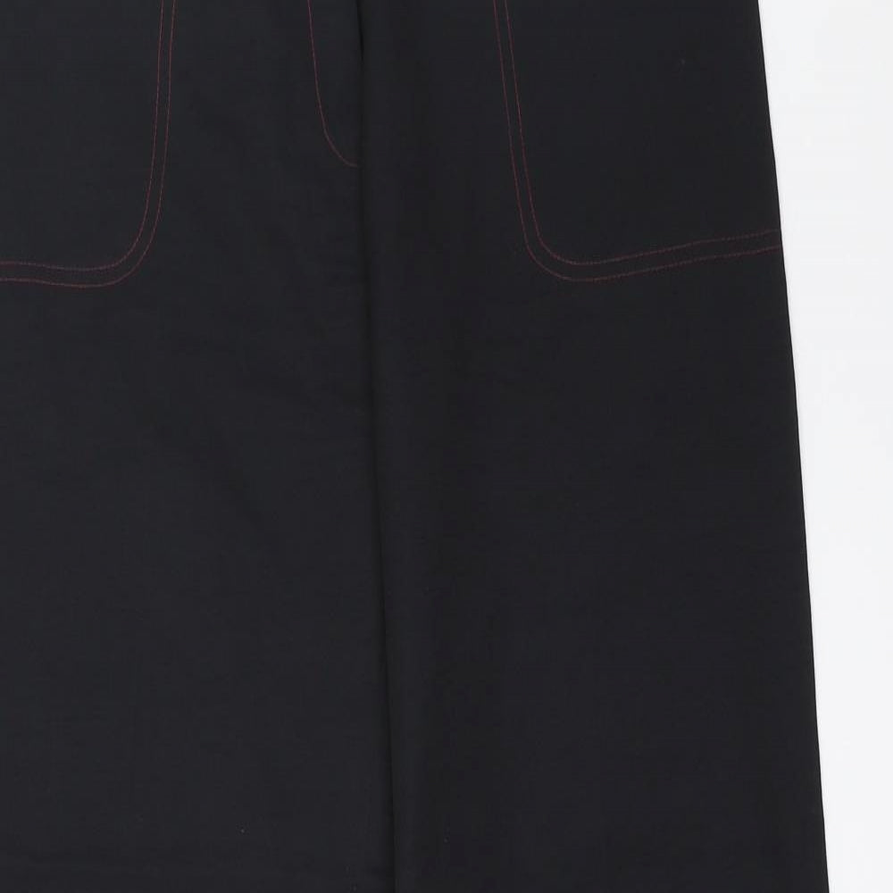 Mo Womens Black   Trousers  Size 12 L31 in