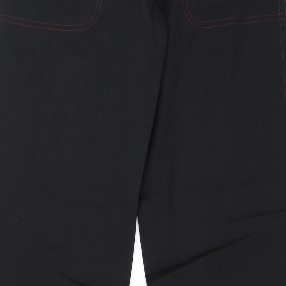 Mo Womens Black   Trousers  Size 12 L31 in