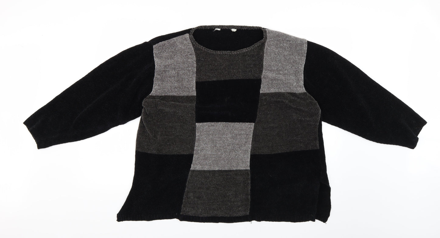 Preworn Womens Black   Pullover Jumper Size S