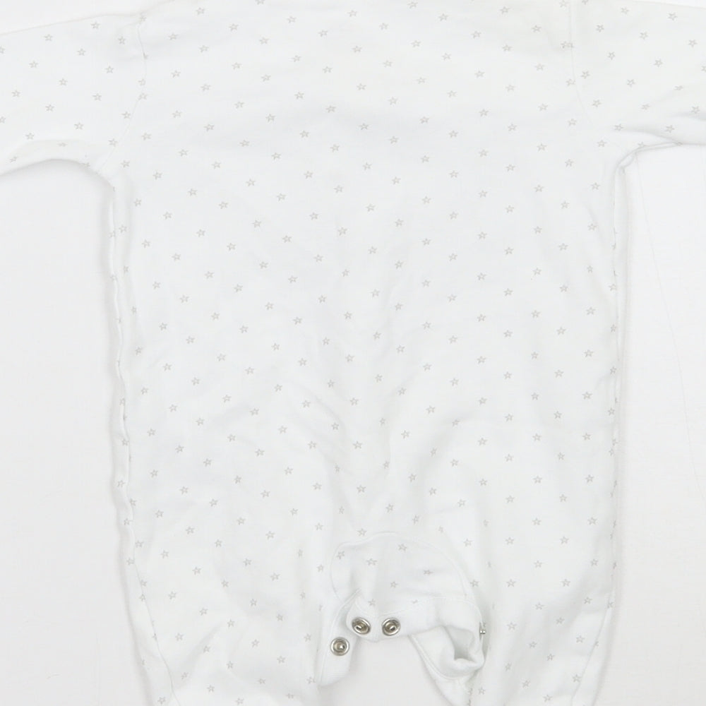 NEXT Baby White Geometric  Babygrow One-Piece Size Newborn