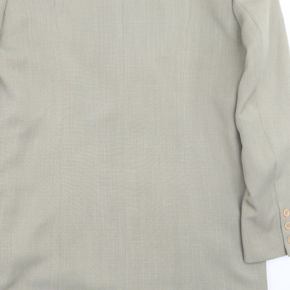 Compliments Womens Green   Jacket Suit Jacket Size 14