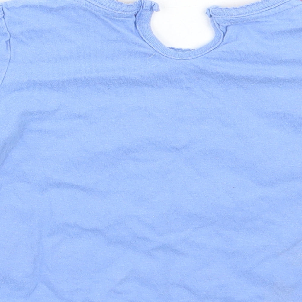 George Girls Purple   Basic T-Shirt Size 12-18 Months