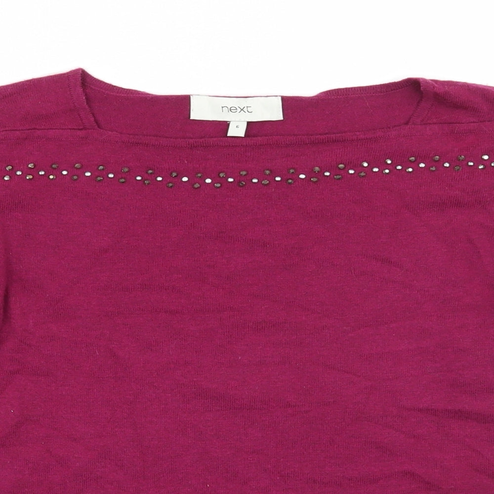 NEXT Womens Pink   Pullover Jumper Size 6