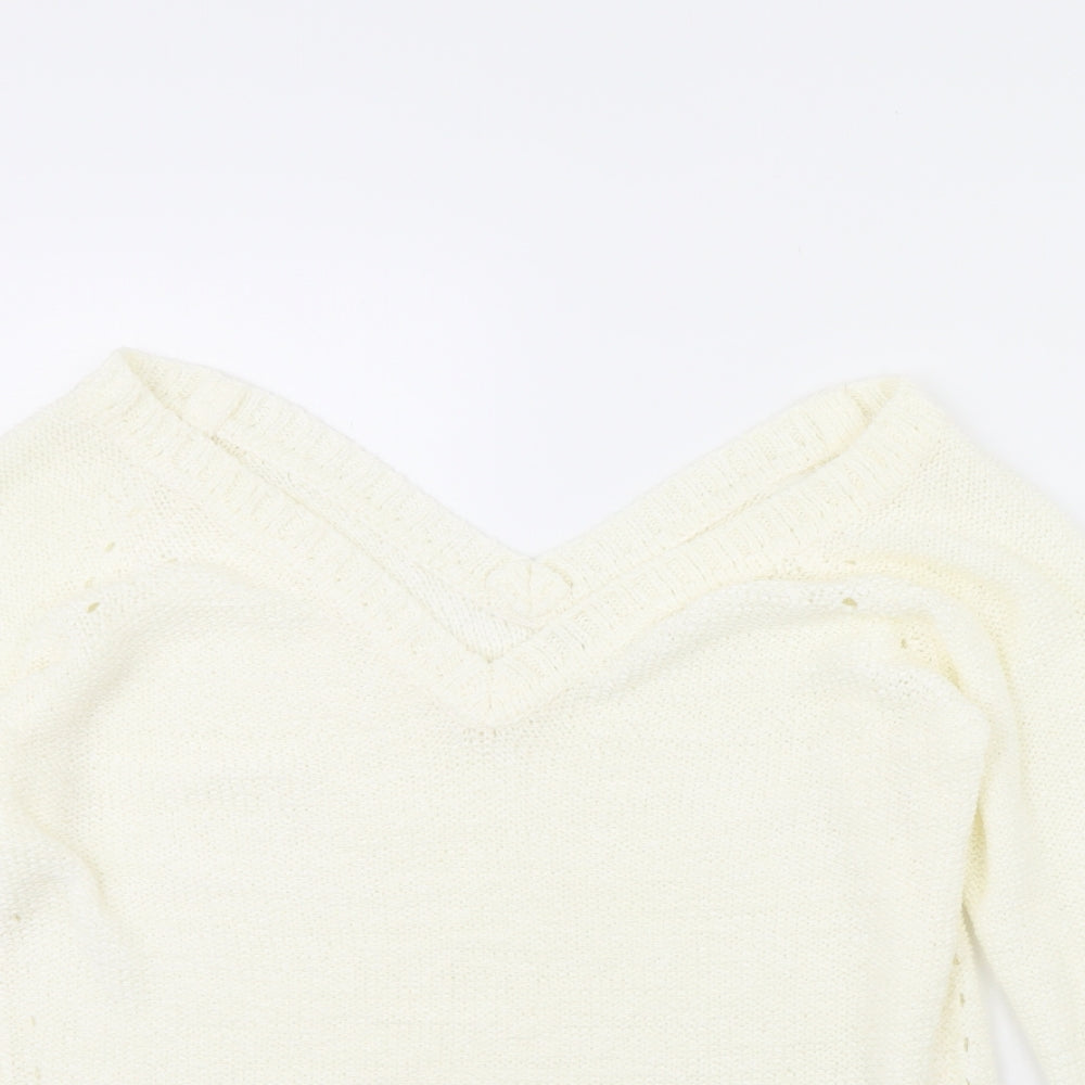 NEXT Womens Ivory   Pullover Jumper Size S