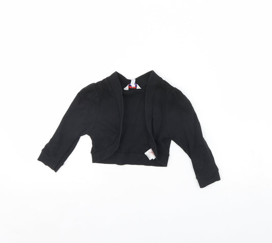 Girl 2 Girl Girls Black   Cardigan Jumper Size 5 Years