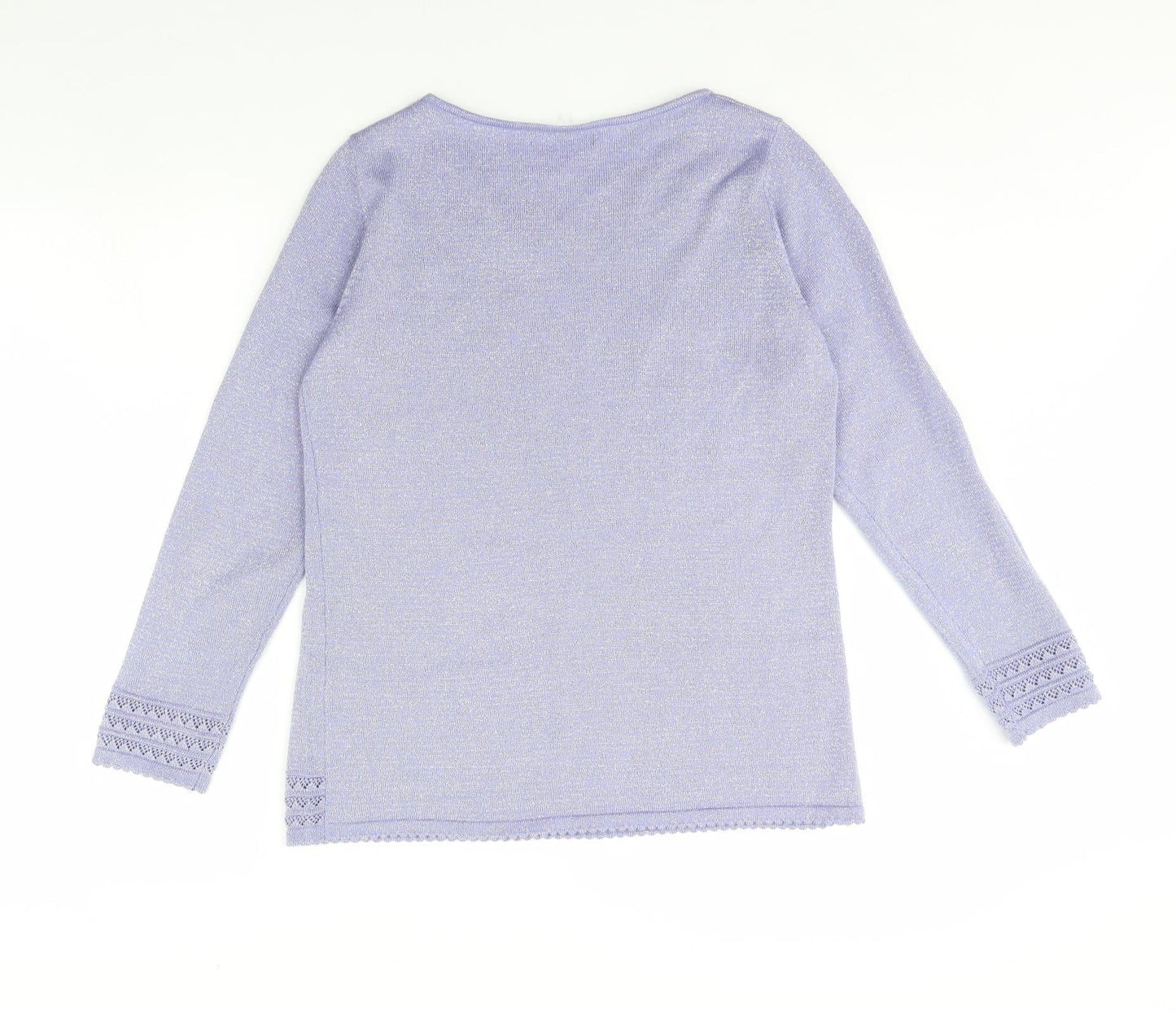 Bonmarché Womens Purple   Pullover Jumper Size S