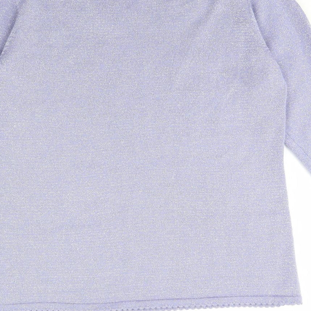 Bonmarché Womens Purple   Pullover Jumper Size S
