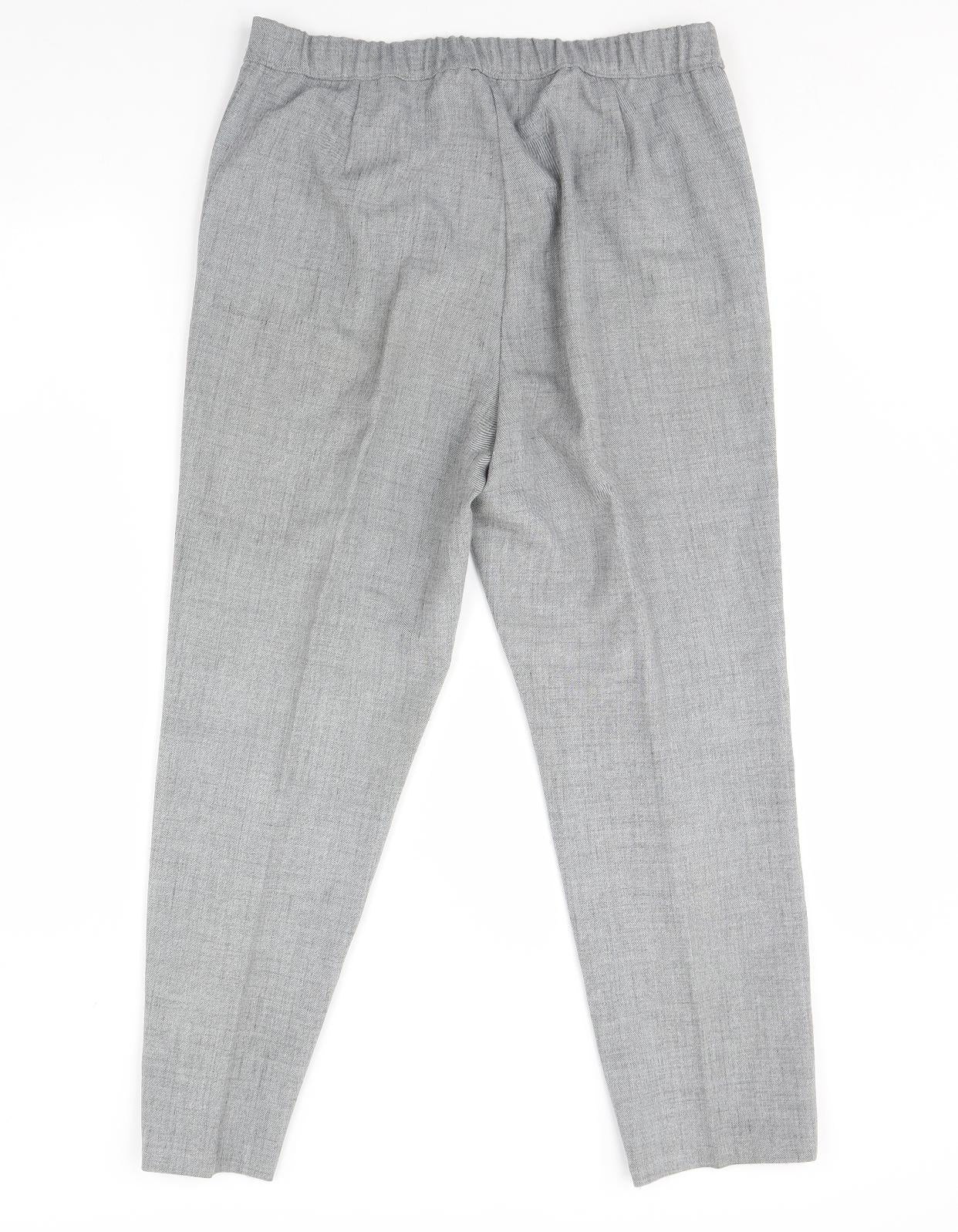 Preworn Womens Grey   Trousers  Size 32 in L29 in