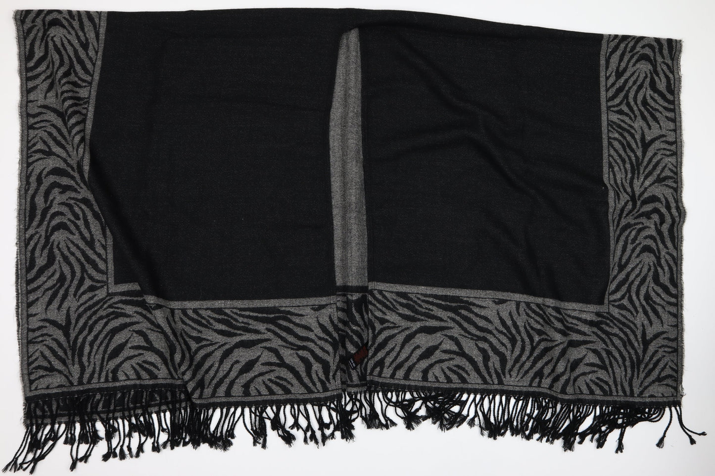 Debenhams Womens Black Animal Print  Overcoat Poncho One Size  - Cape Style Poncho