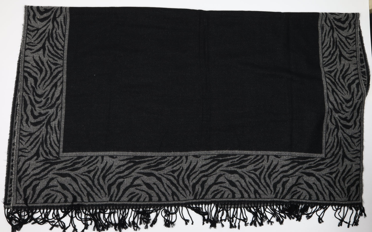 Debenhams Womens Black Animal Print  Overcoat Poncho One Size  - Cape Style Poncho