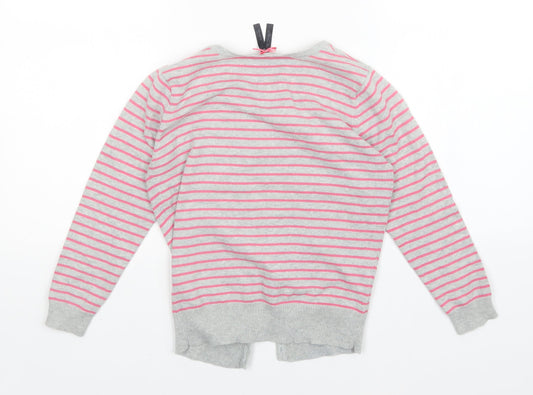 atmosph Womens Multicoloured Striped  Cardigan Jumper Size 8