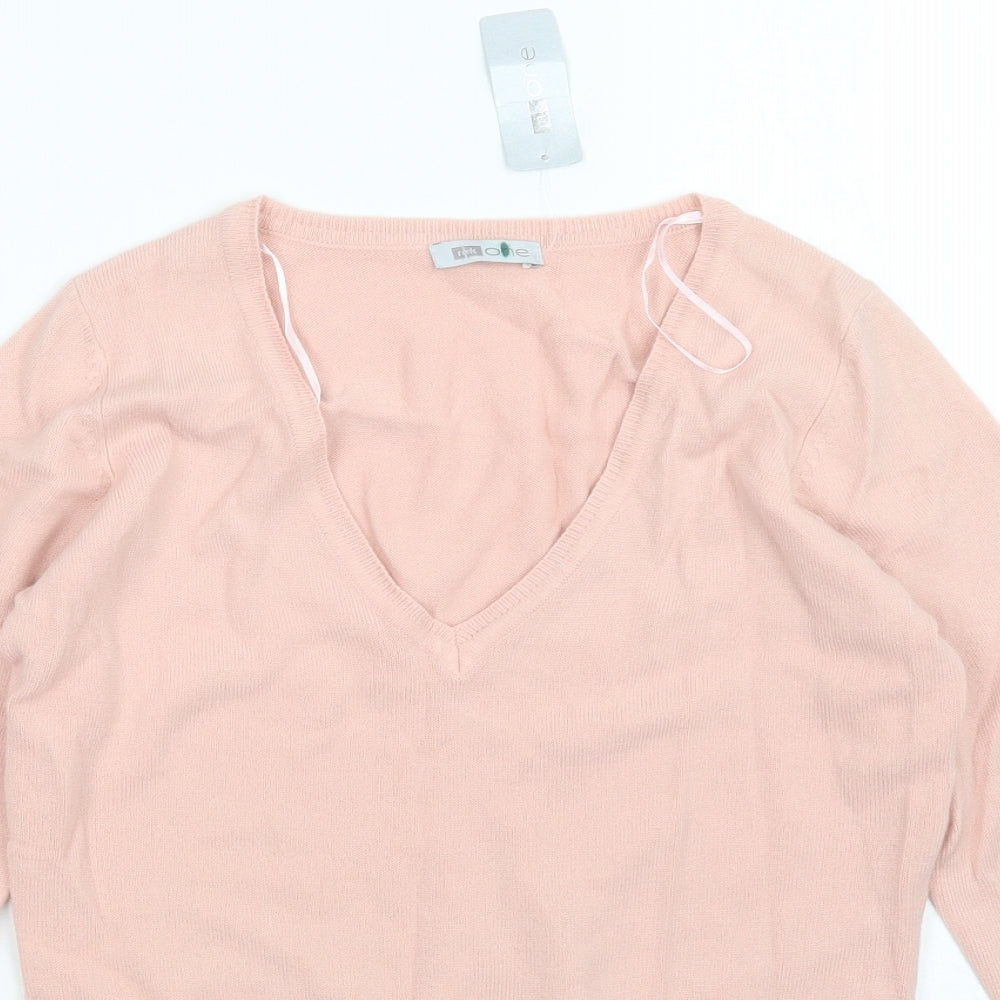 MK one Womens Pink   Pullover Jumper Size S
