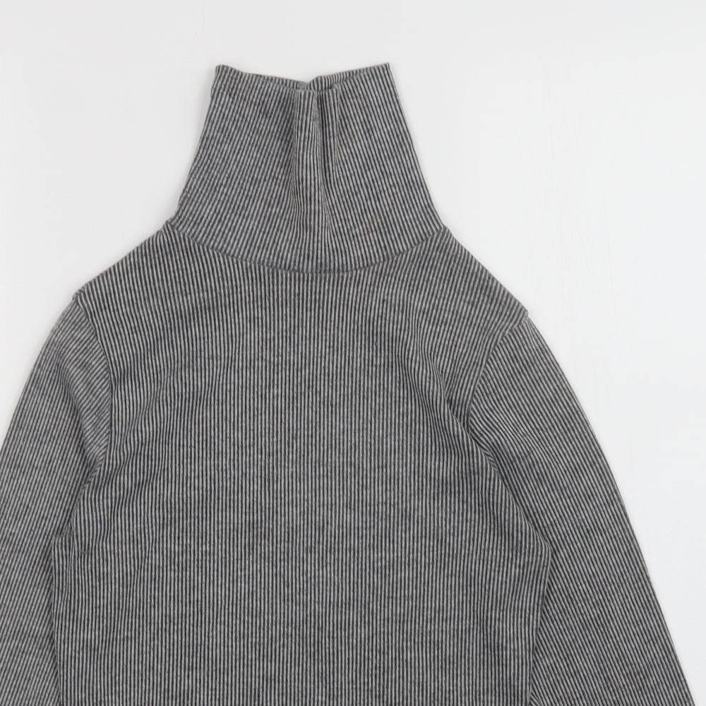 Innocence Womens Grey Striped  Pullover Jumper Size 8