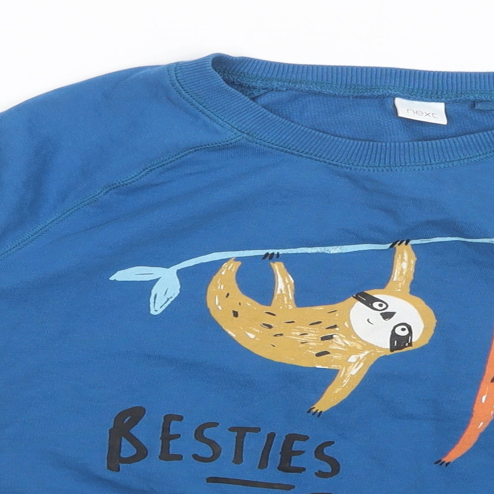 NEXT Boys Blue   Pullover Sweatshirt Size 11 Years