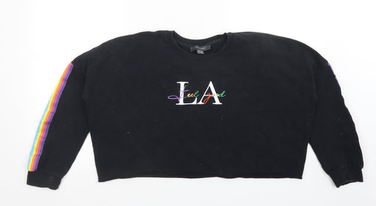 Primark Womens Black   Pullover Sweatshirt Size XS