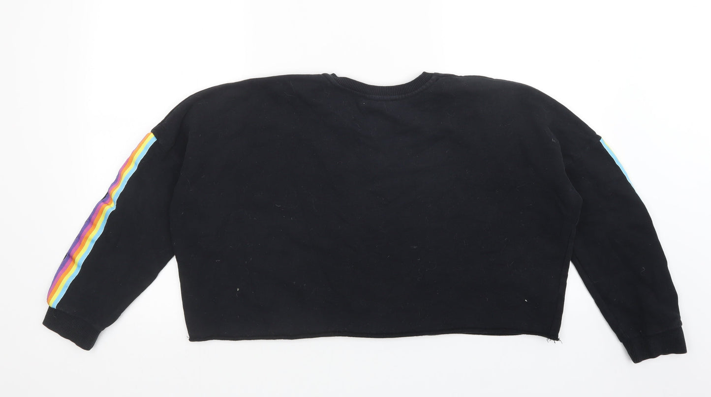 Primark Womens Black   Pullover Sweatshirt Size XS