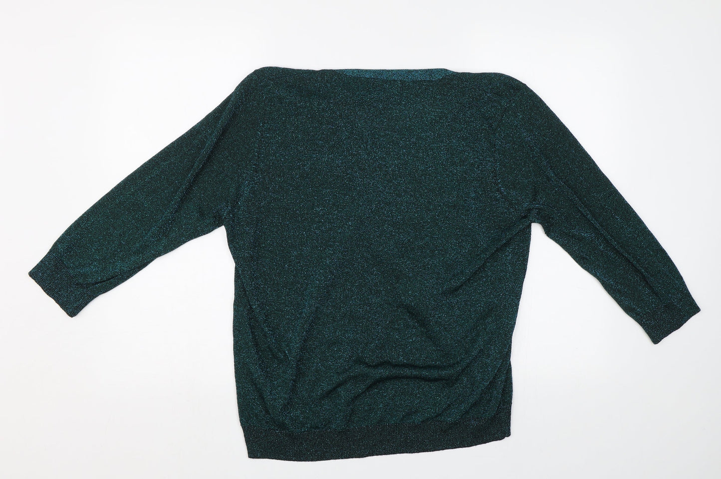 M&Co Womens Green   Pullover Jumper Size 20
