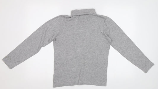 Isle Womens Grey   Basic T-Shirt Size S