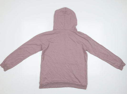 Select Womens Pink   Pullover Hoodie Size S