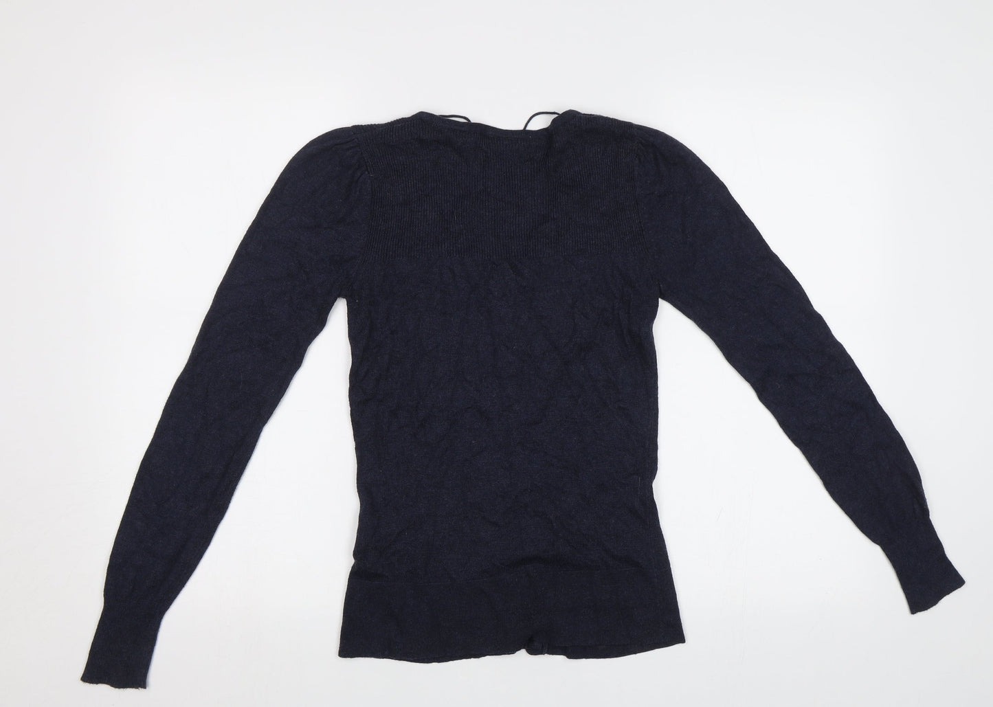Yessica Womens Blue  Knit Cardigan Jumper Size XS