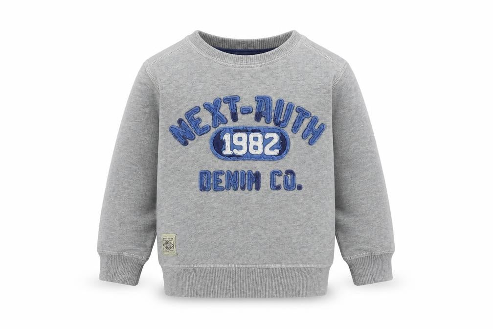 Front view of Next Baby Grey Basic Casual, size 12-18, Months