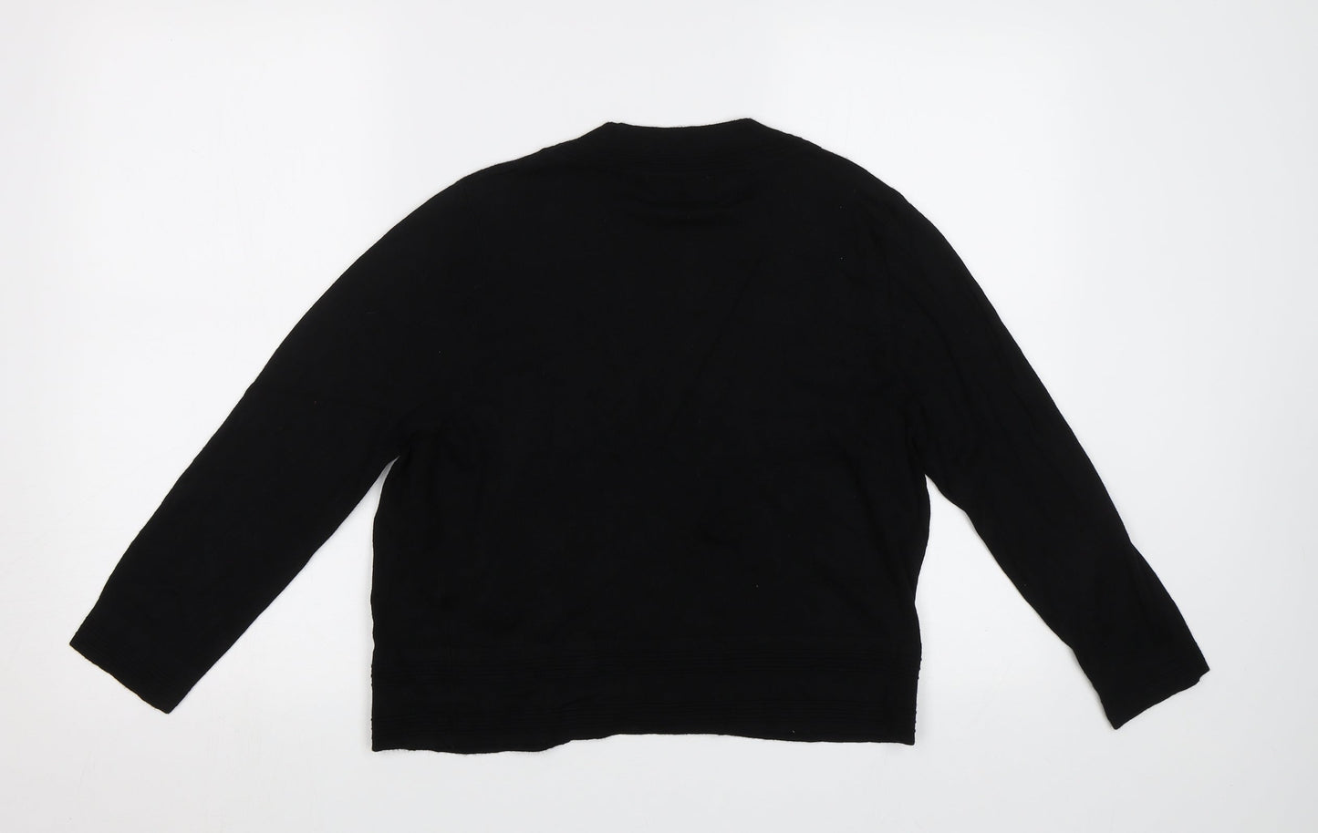 BHS Womens Black   Cardigan Jumper Size 14