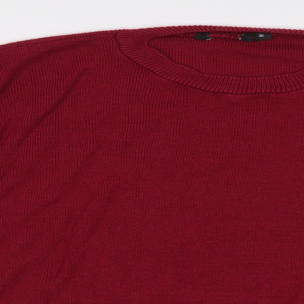Preworn Mens Purple   Henley Jumper Size M