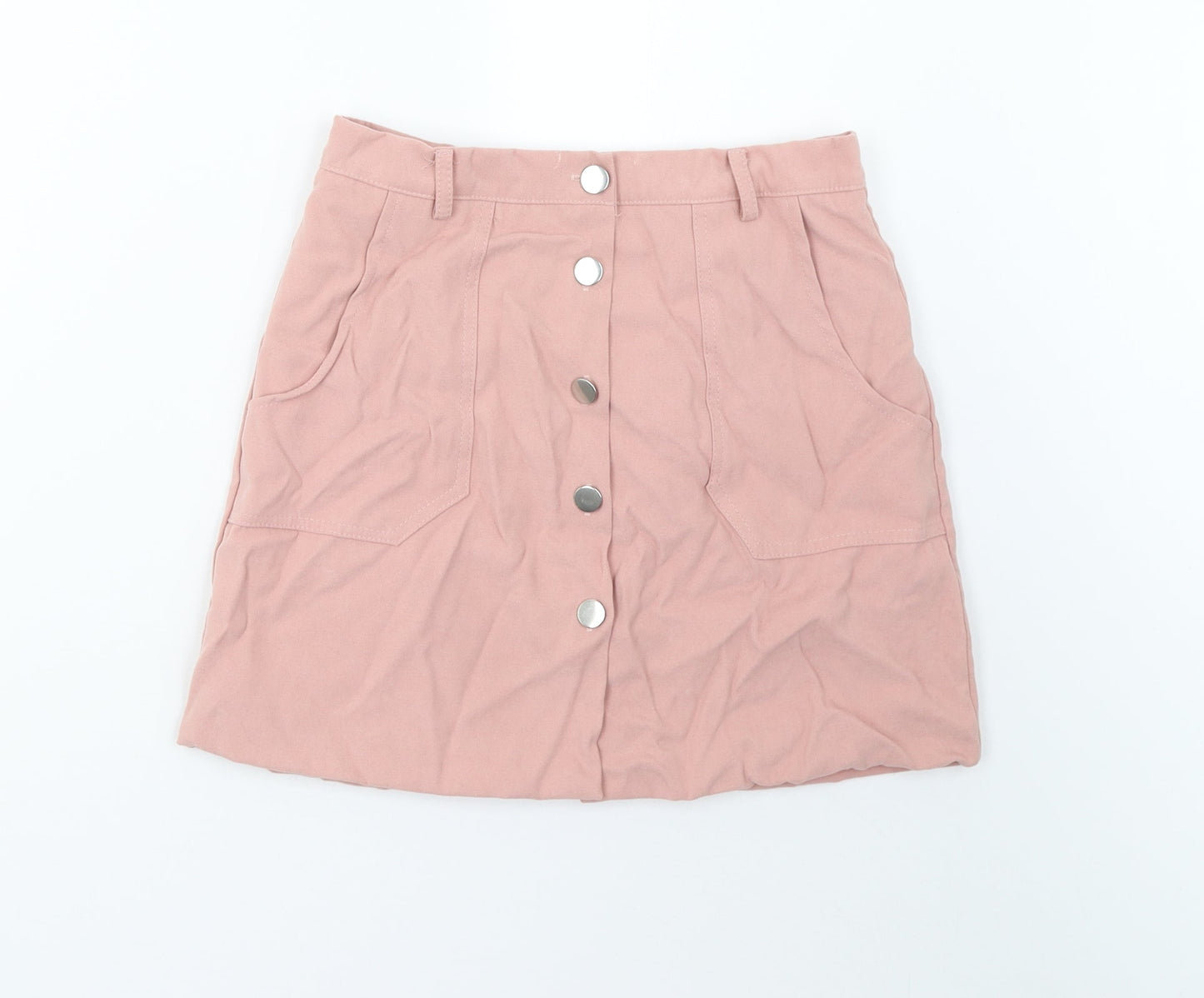 Preworn Womens Pink   Mini Skirt Size S