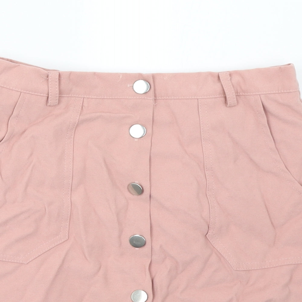 Preworn Womens Pink   Mini Skirt Size S