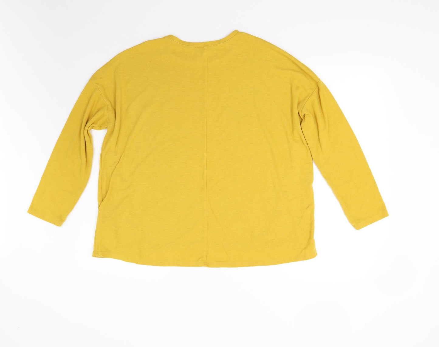 New Look Womens Yellow   Pullover Jumper Size 12