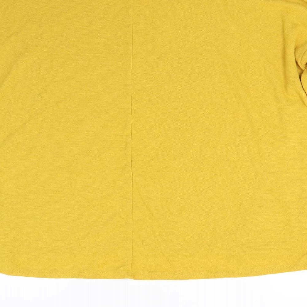 New Look Womens Yellow   Pullover Jumper Size 12