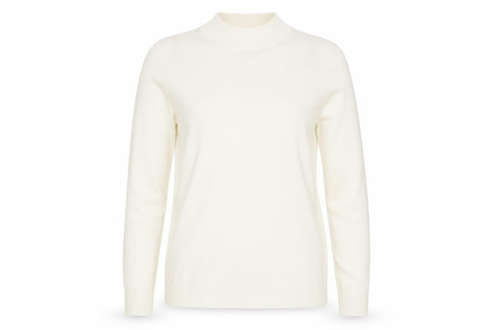 Damart Womens Ivory  Knit Pullover Jumper Size M