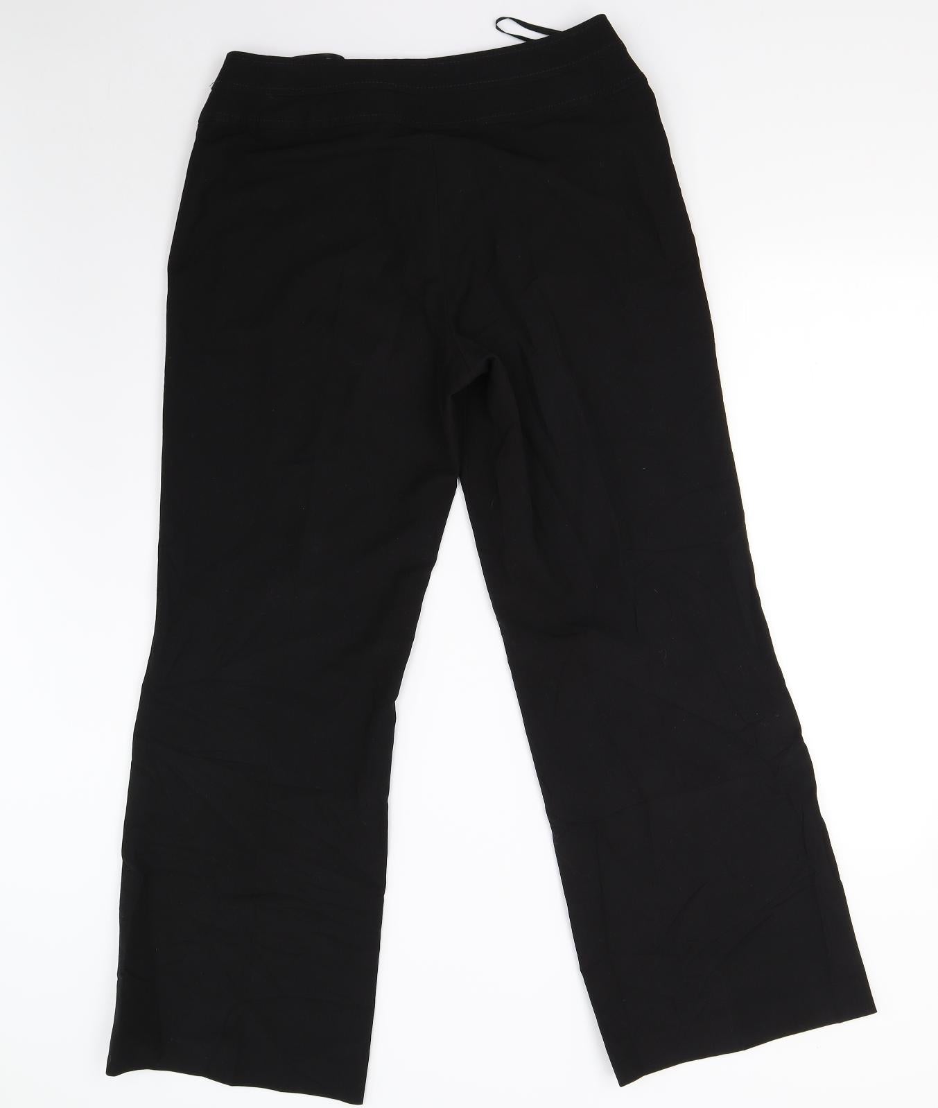 Debenhams Womens Black   Trousers  Size 12 L29 in