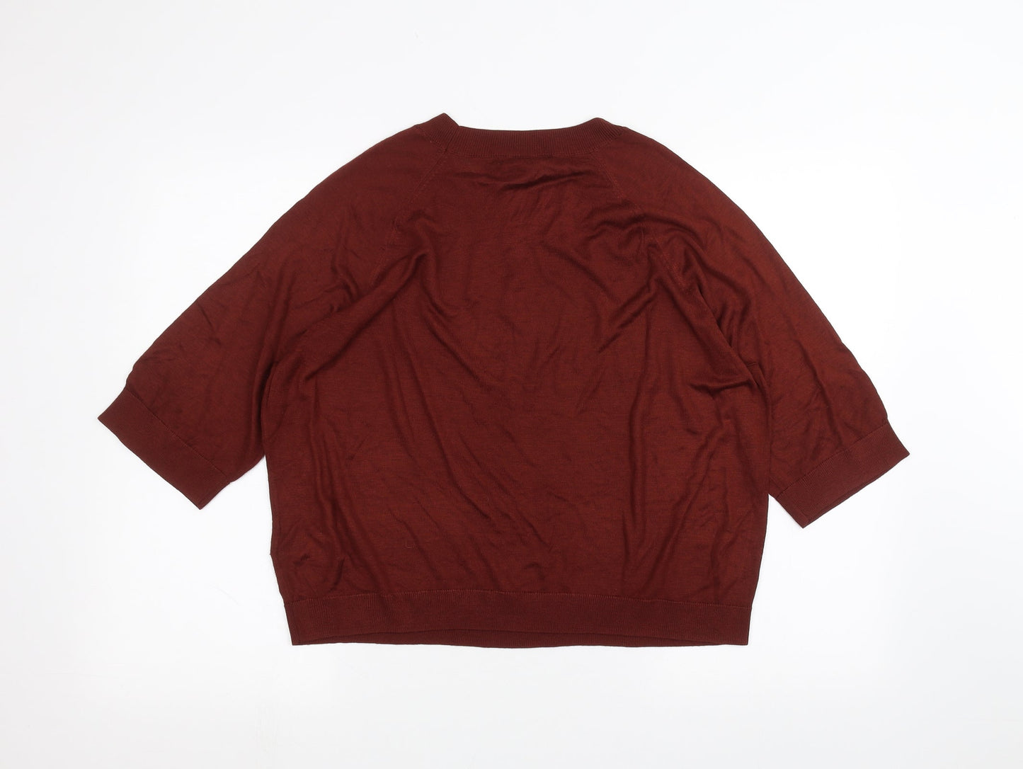 H&M Womens Red   Basic T-Shirt Size S