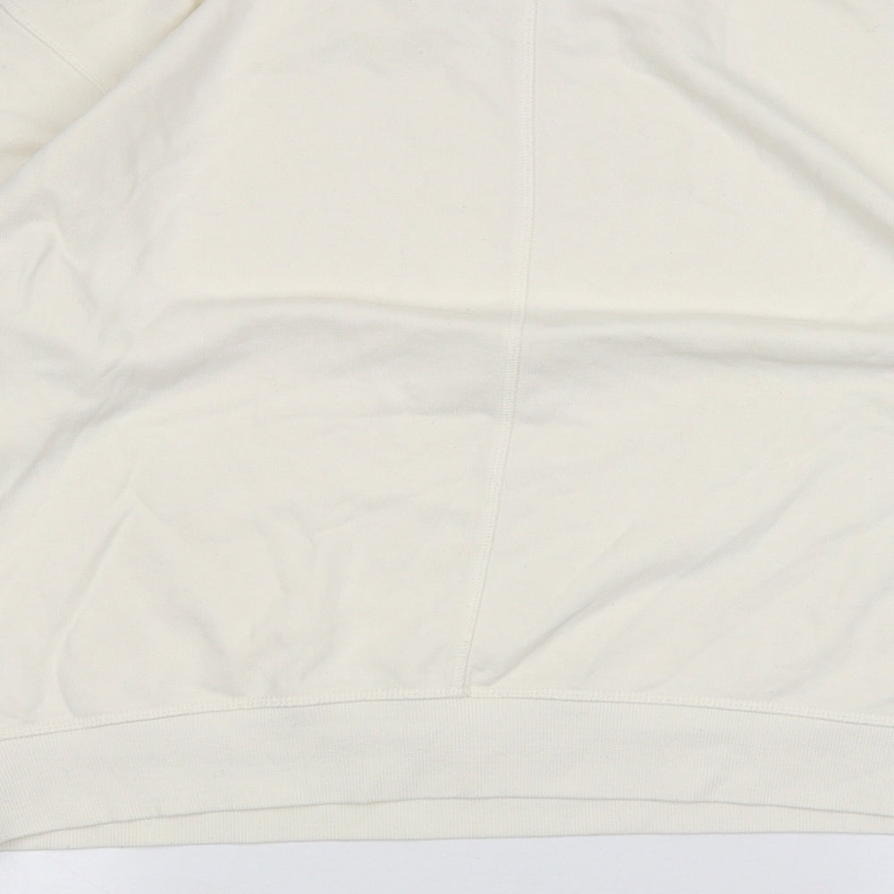 H&M Womens White   Pullover Jumper Size M