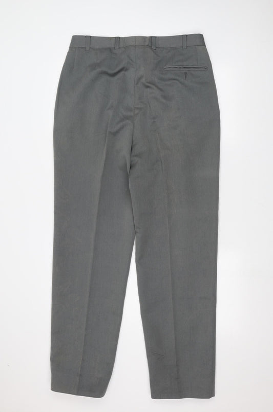 Preworn Mens Grey   Dress Pants Trousers Size 36 in L30 in