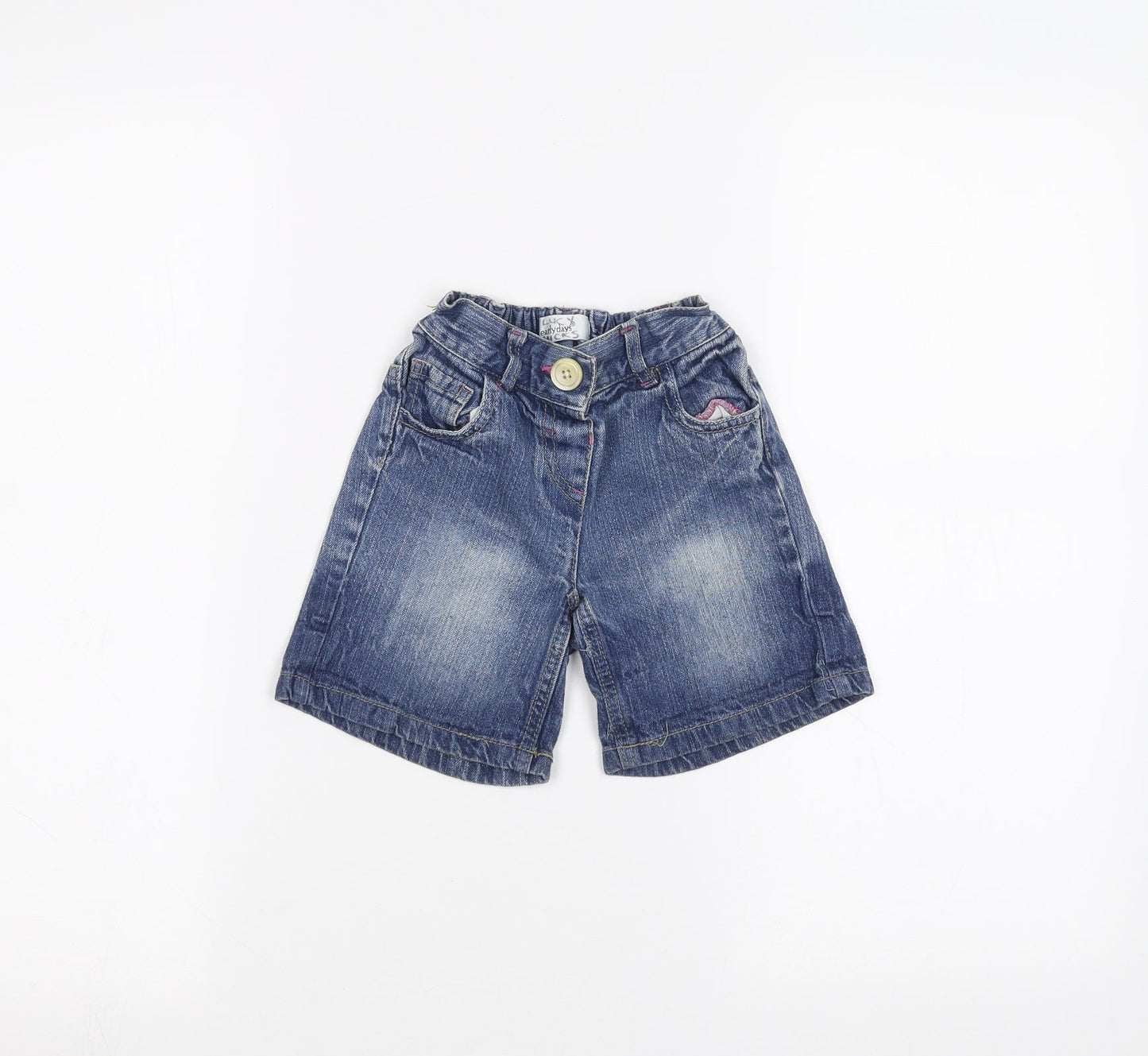 Earlydays Baby Blue   Cropped Jeans Size 18-24 Months