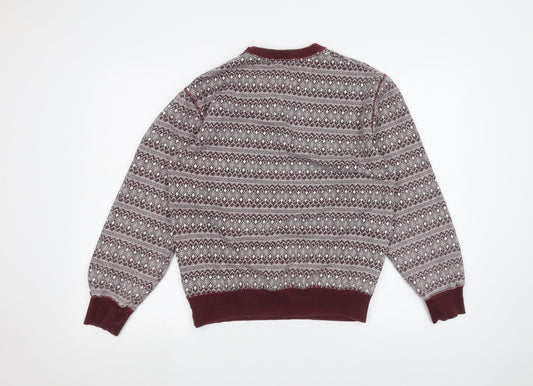 Easy Mens Red   Pullover Jumper Size M