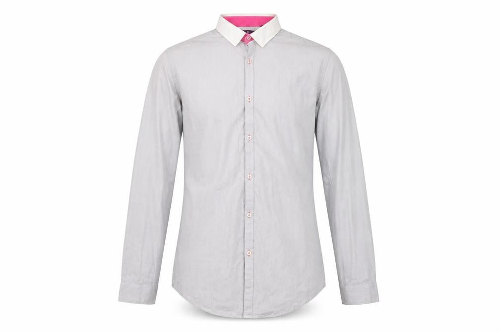 NEXT Mens Grey    Button-Up Size 14