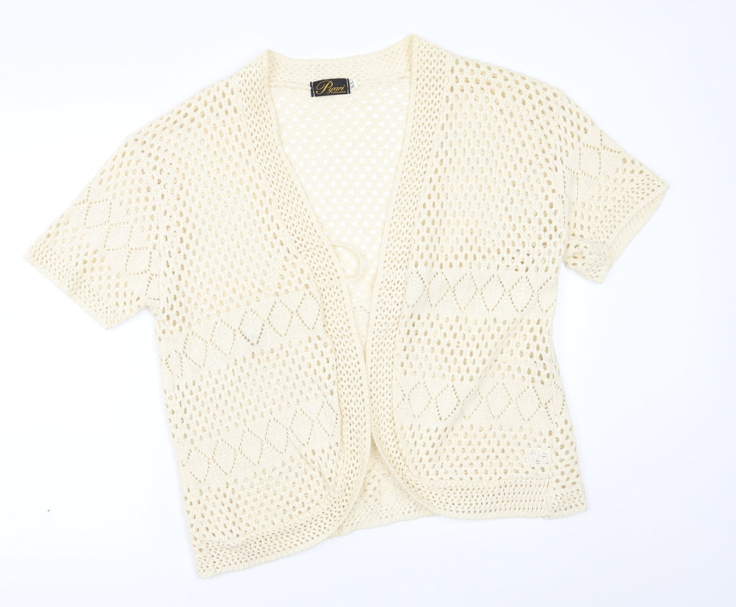Pyari Womens Beige   Cardigan Jumper Size XL