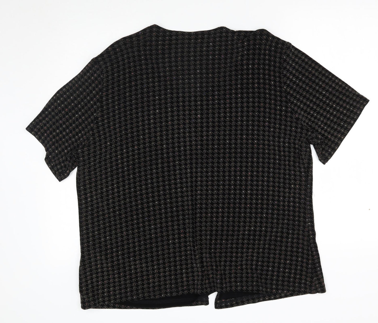 Berkertex Womens Black   Wrap Jumper Size 20  - shirt insert