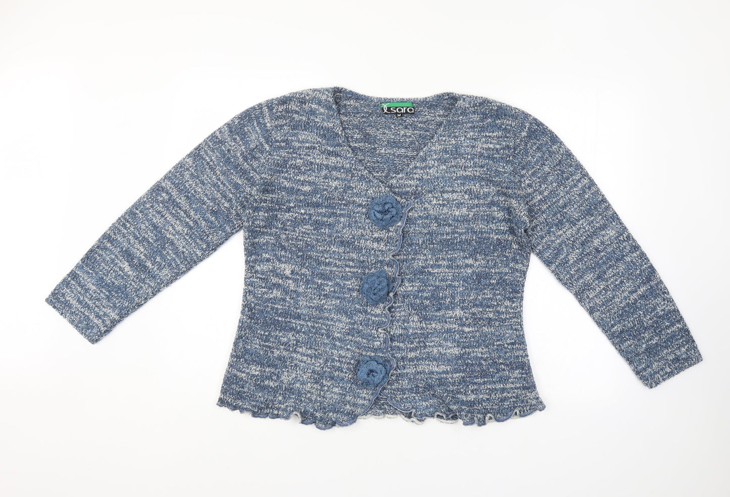 Sara Womens Blue   Pullover Jumper Size M